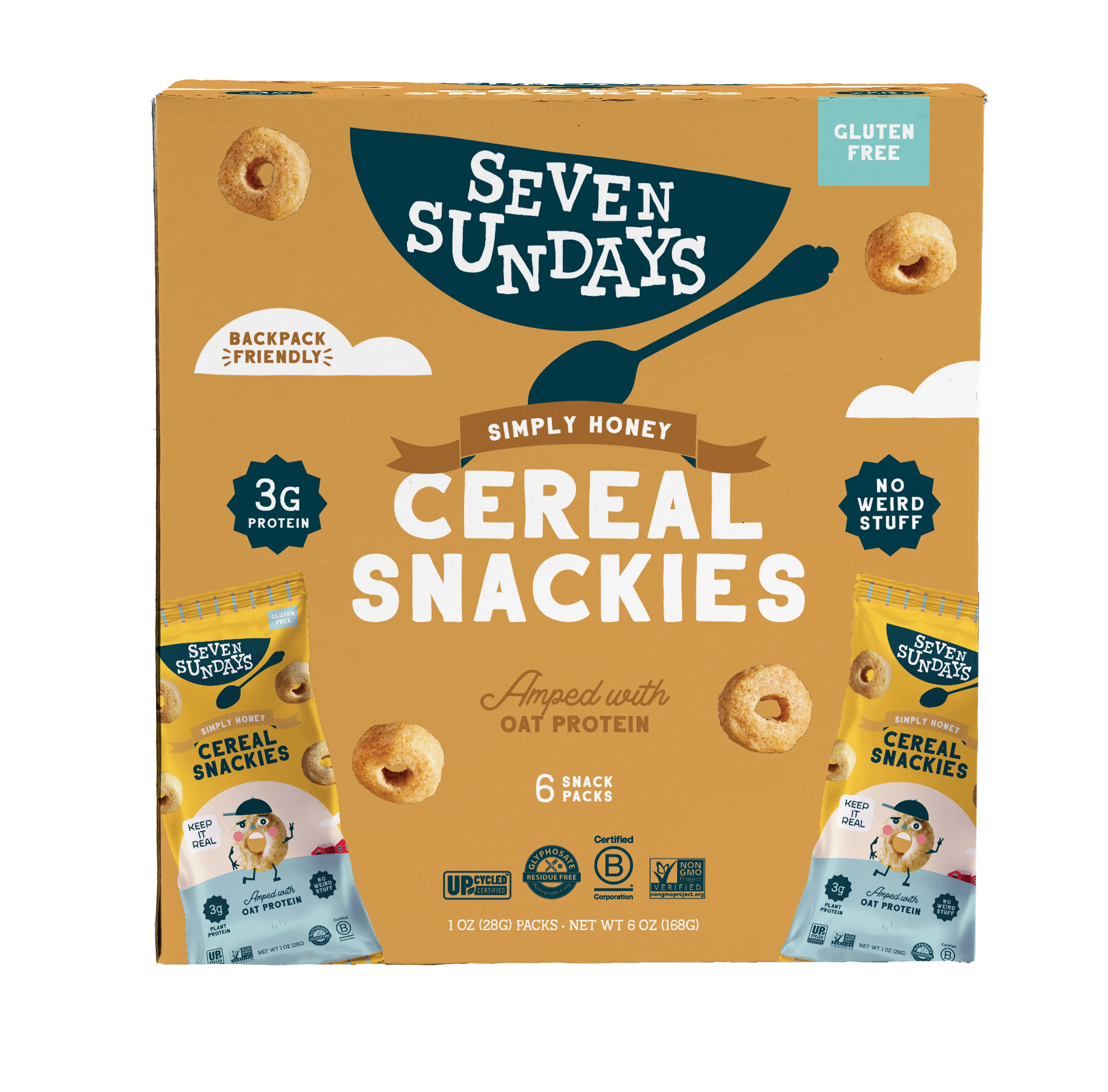 Simply Honey Cereal Snackies 6oz